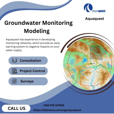 Groundwater monitoring and modeling image