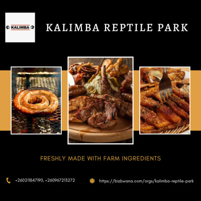 Visit Kalimba Farm’s restaurant for freshly made food and refreshing beverages. image