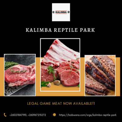Shop at Kalimba to get your legal game meat while stocks last!!! image