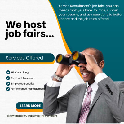 What Happens At Mac Recruitment's job fairs?  image