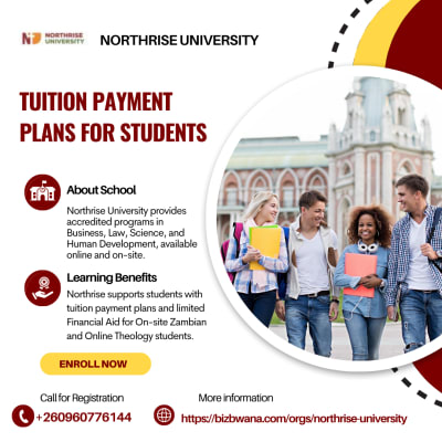 Offers convenient tuition payment plans to every student and a limited Financial Aid fund image