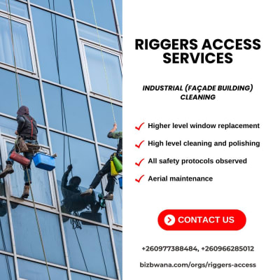 High-quality Industrial Façade building cleaning image