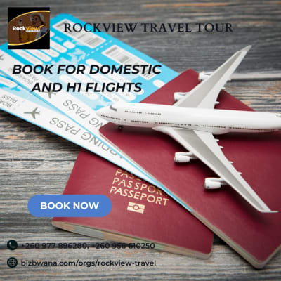 Book for domestic and H1 flights image