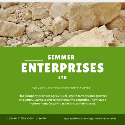 High-quality lime products manufacturer in Zambia image