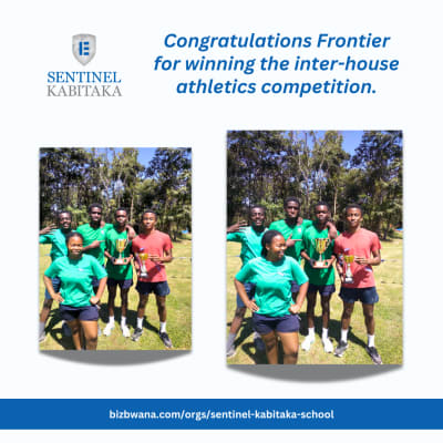 Congratulations Frontier for winning the inter house athletics competition image