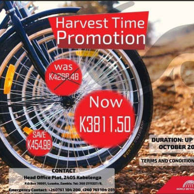 Harvest Time Promotion on the 26 inch Universal Buffalo Bicycle image