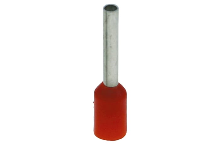 Bootlace Ferrule Red 1.0mm