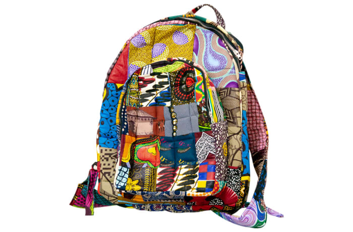 Ethnical Backpack, Red Backpack, School Backpack, African Printed Backpack,  Colorful Backpack, Ankara Backpack, College Backpack 