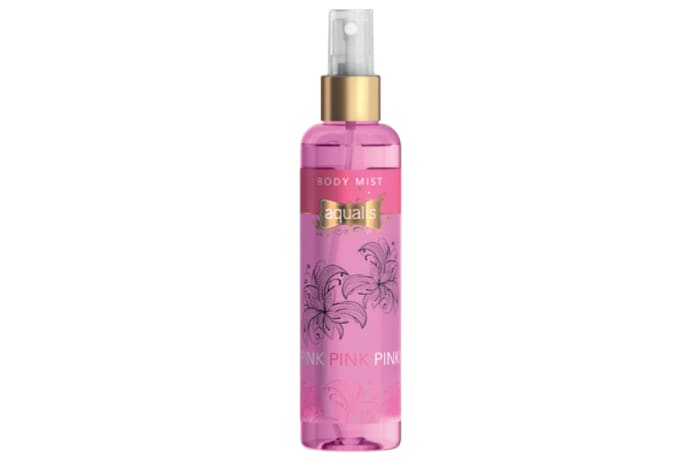 Pink body mist outlet
