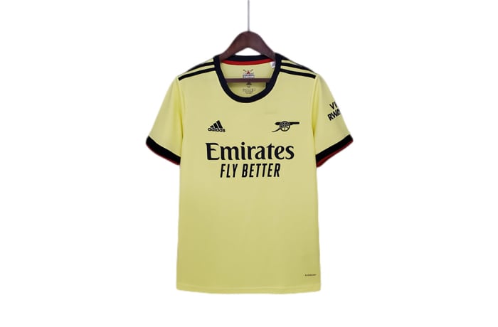 Arsenal F.C. Jersey Away 21 22 Season Yellow Plus260 Tech