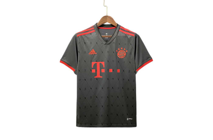 The FC Bayern away jersey for the 2021/22 Season