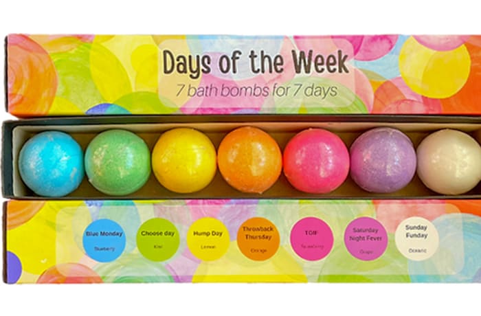 Days of the Week Bath Fizzies Days of the Week Bath Fizzies