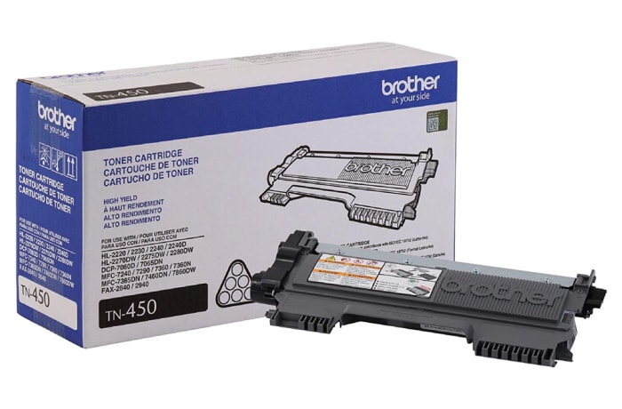 Brother tn450 hot sale toner