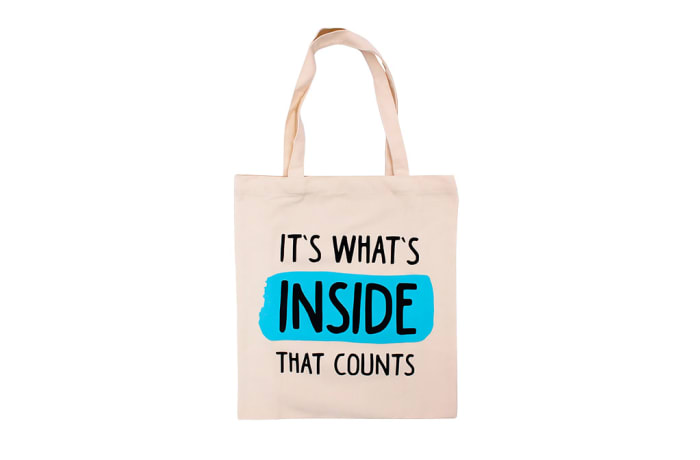 Canvas Tote Bag It s Whats inside That Counts Katies International