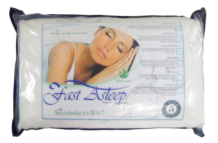 Granulated latex pillow deals
