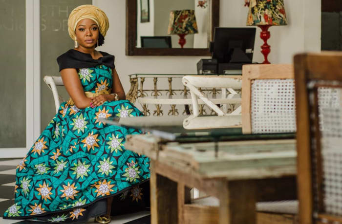 Chitenge dresses with lace new arrivals