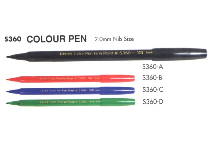 Fibre tip writing pens Clearance