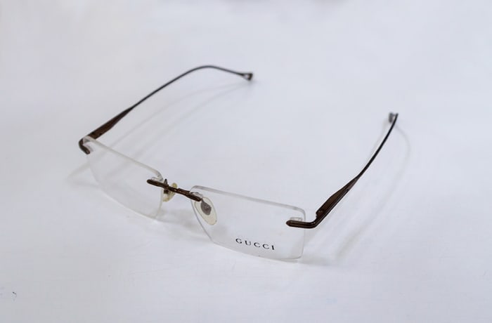 Gucci rimless glasses mens shop