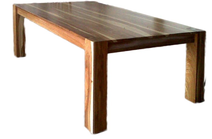 Dining Room Tables Square Legs thick top 6 seater Kubu Crafts