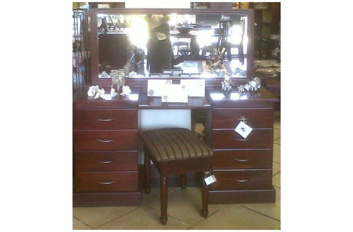 Dressing Table 8 Drawer Mirror Kubu Crafts