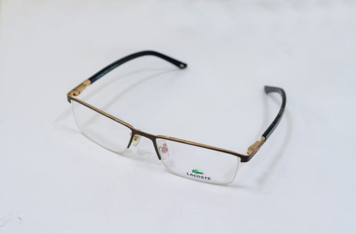 Lacoste rimless glasses hotsell
