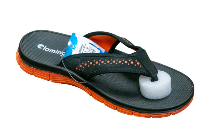Flamingo crocs sales flip flops