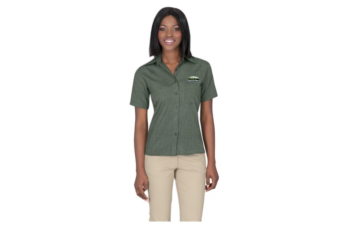 Women's short sleeve shirts for work cheap
