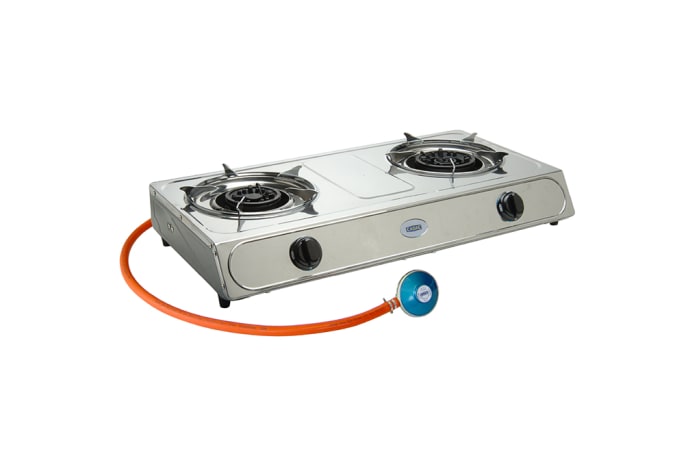 2 Plate Gas Stove with Hose Swivel Regulator Pafriw Hardware