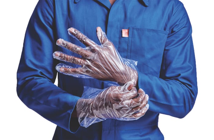 Clear plastic gloves cheap