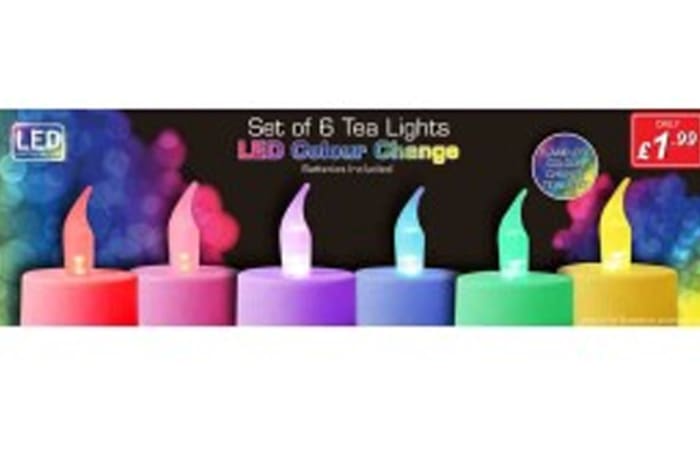 LED Color Change Tea Light Candle Poundstretcher Zambia Ltd