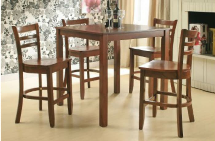Wooden Table and Chairs C3027P Lydon Pub set Poundstretcher