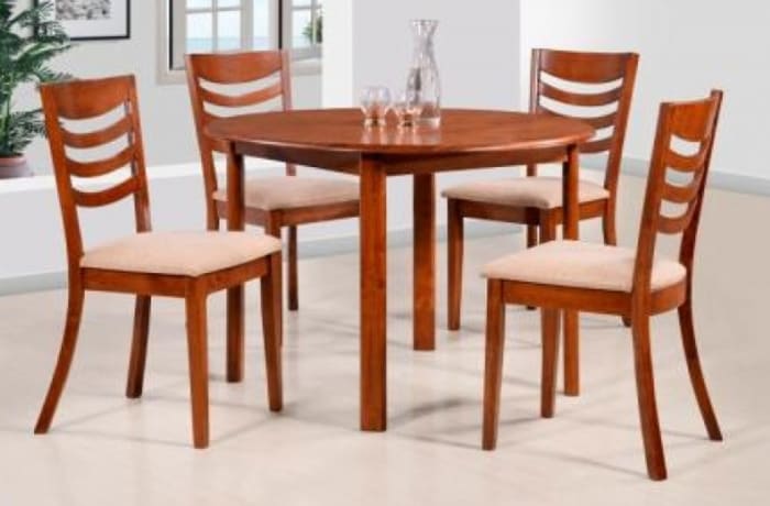 Wooden Table and Chairs C3556 Alexis 5 piece set Poundstretcher Zambia Ltd