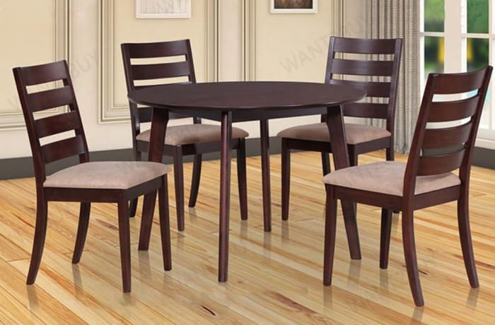 Wooden Table and Chair C3700 Amber 5 piece set Poundstretcher Zambia Ltd