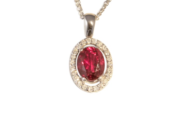 Rubellite pendant shop