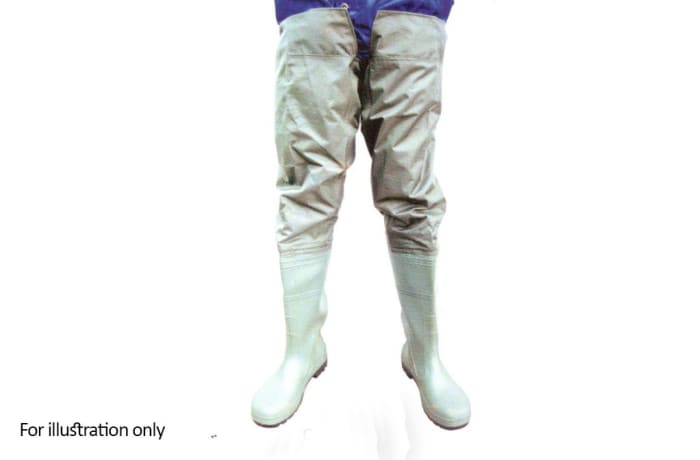 Thigh high water boots on sale