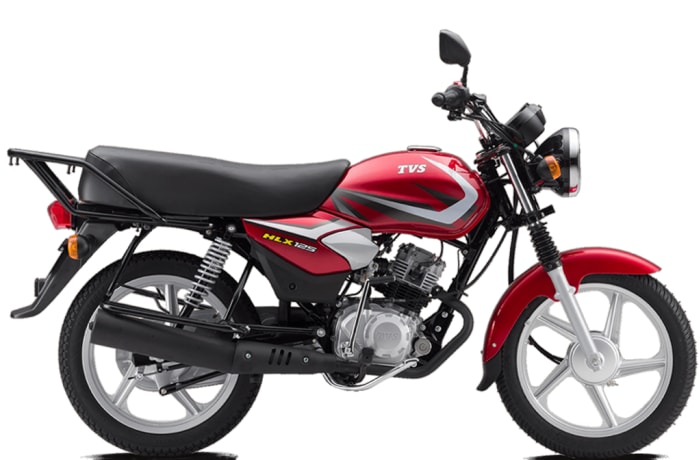 Tvs Hlx 125 Flame Red Pilson Motors Ltd