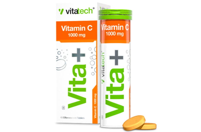 Vitatech Vita Vitamin C 1000mg Effervescent Dissolvable Tablets Premier Fast Moving Consumer Goods