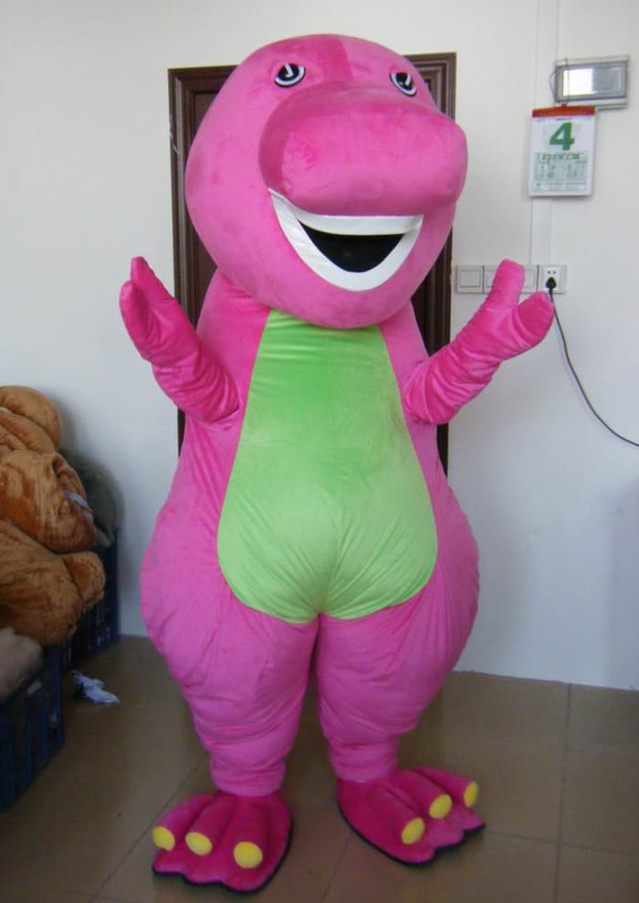 Barney mascot | Leisure Hire Ltd