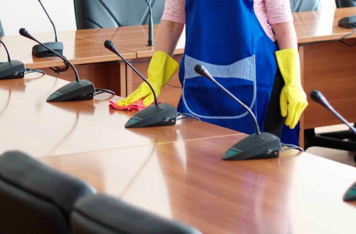 Office cleaning image