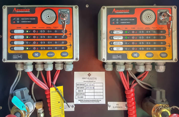 Vehicle fire system maintenance - 2