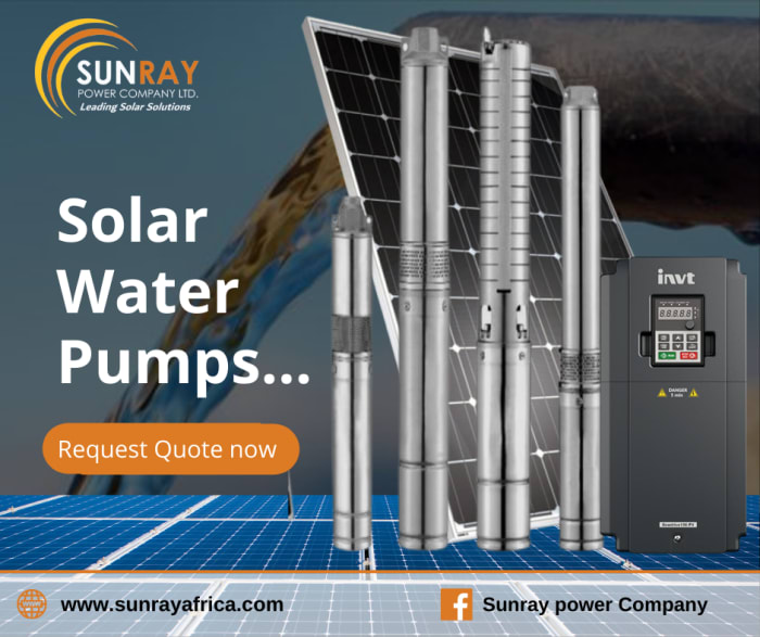 Contact Sunray Power for your Hybrid solar powered water pumps