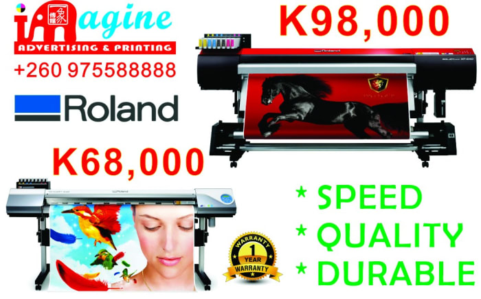 Roland large printers on promotion