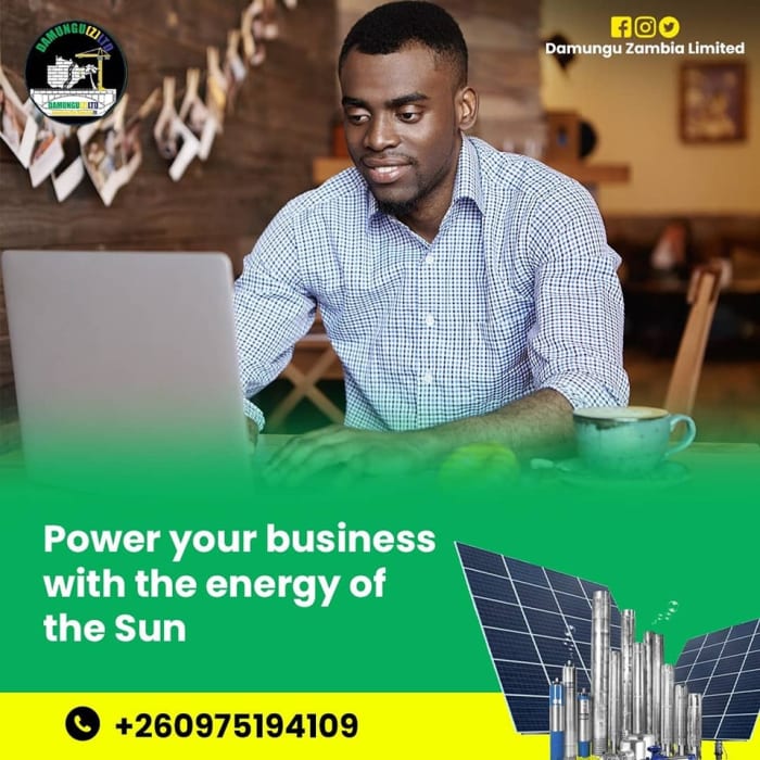 Harness the power of the sun with Damungu Zambia! 