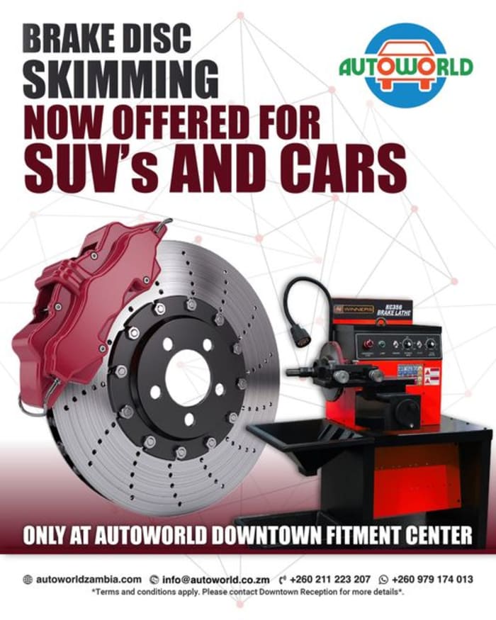 Brake disc skimming now offered for suv's and cars