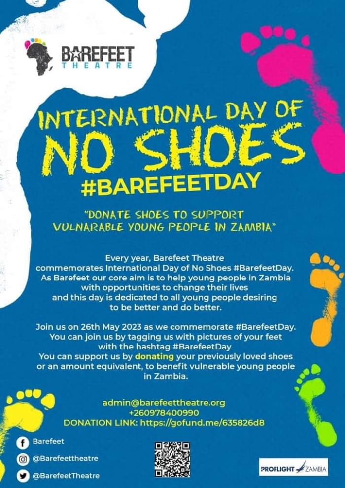 Celebrating International Day of No Shoes with Barefeet Theatre