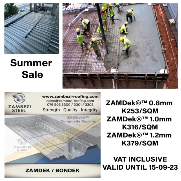 Don't miss out on the exclusive deal for ZAMDek®™ Permanent Formwork