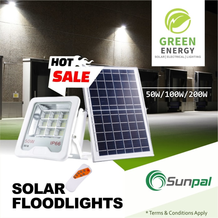 Special sale on solar flood lights