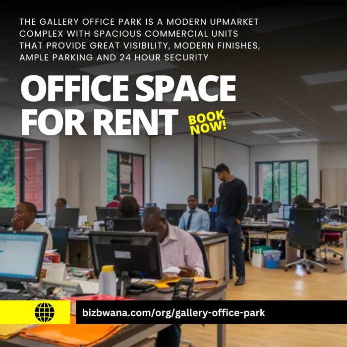 Lusaka’s premier office environment 