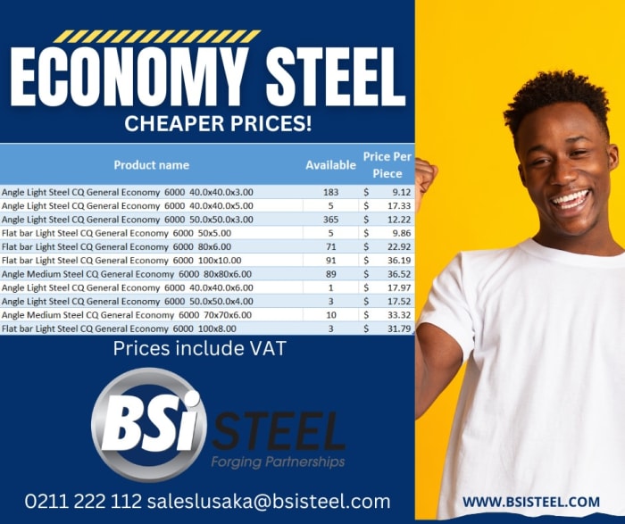 BSi Steel is now stocking an Economy Steel range