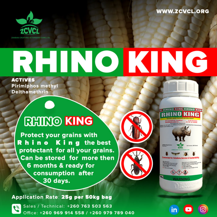 RHINO KING, the ultimate grain protectant! 